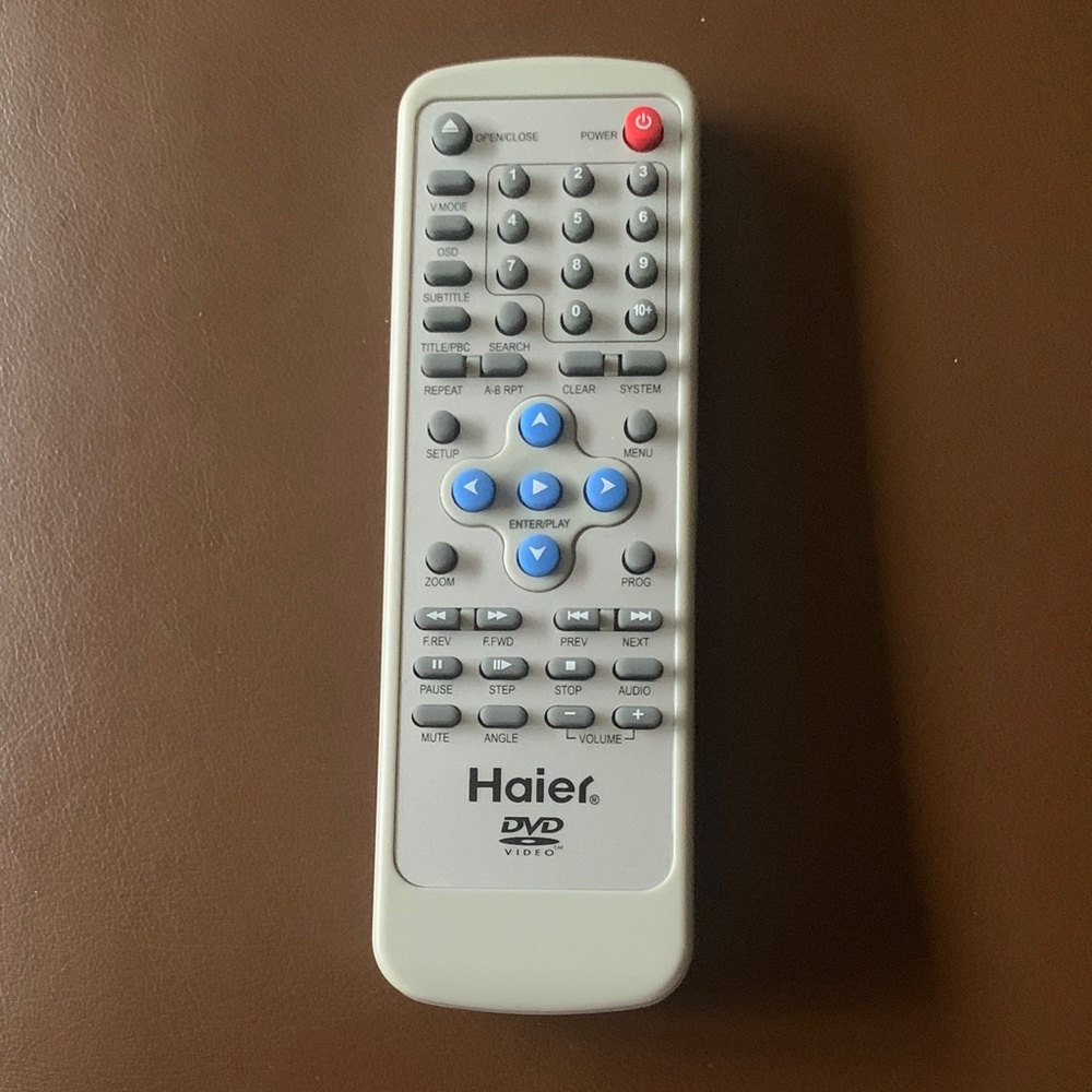 Haier DVD Video Remote Control